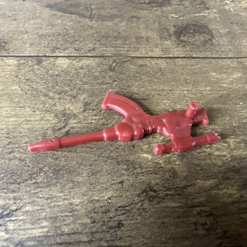 Vtg Rock Lords Boulder RIFLE Gun Power Sword 1985 Rocklords Red Weapon Accessory - Picture 5 of 7